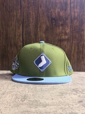 NWT New Era 9FIFTY Boston Red Sox Olive Sky Blue 2003 All Star Snapback Hat OSFA